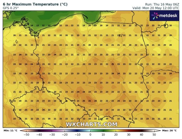 Źródło Danych - WXCHARTS.COM 