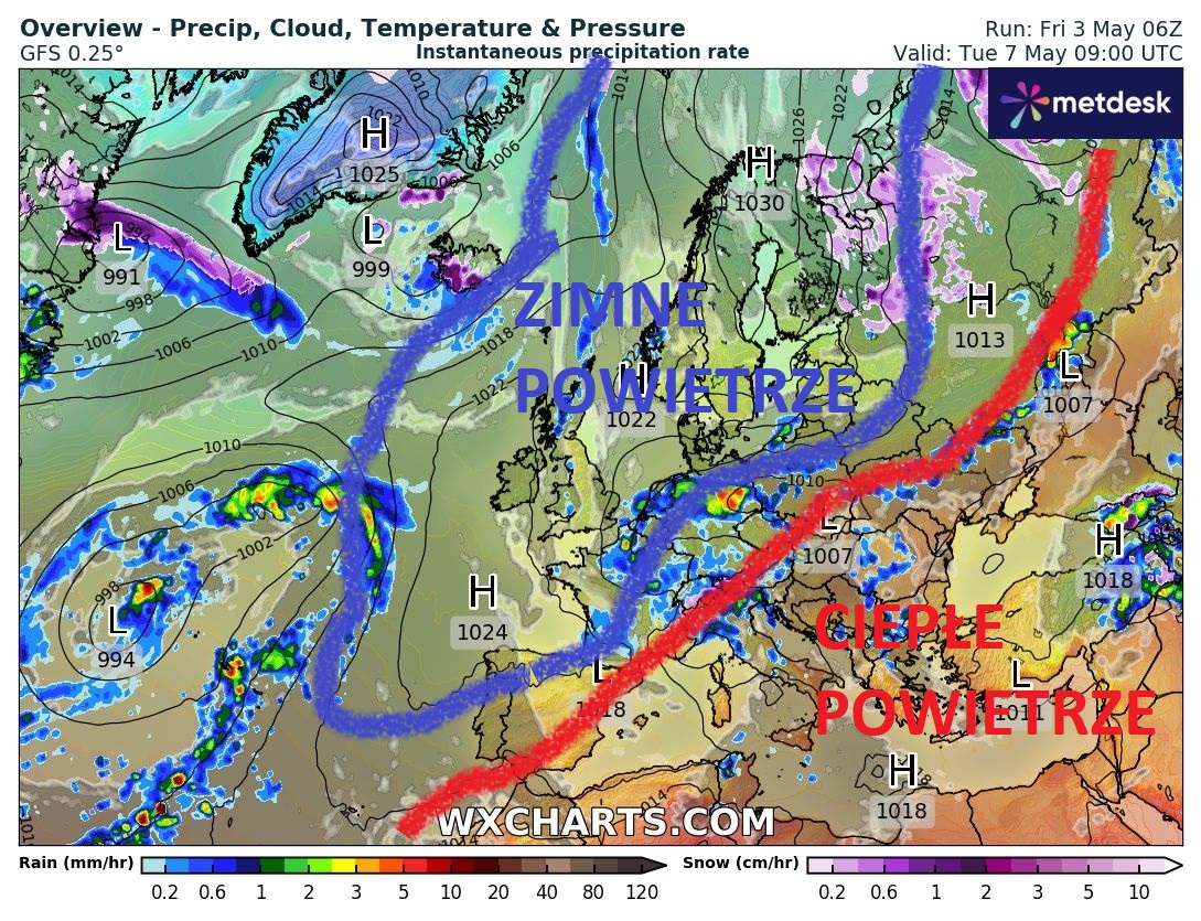 Źródło Danych - WXCHARTS.COM