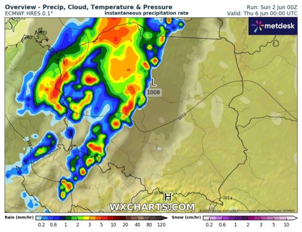 Źródło Danych - WXCHARTS. COM 