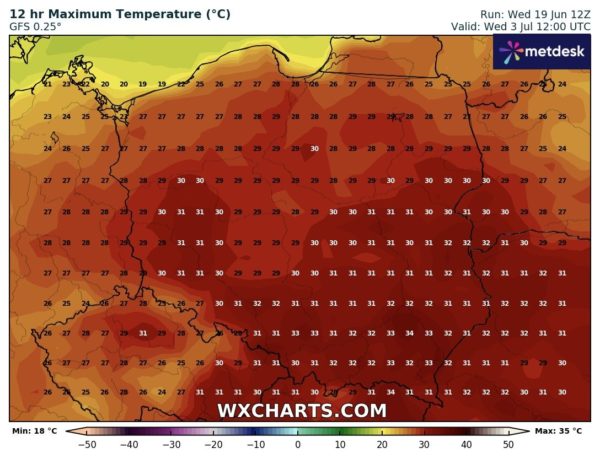 Źródło Danych - WXCHARTS.COM 