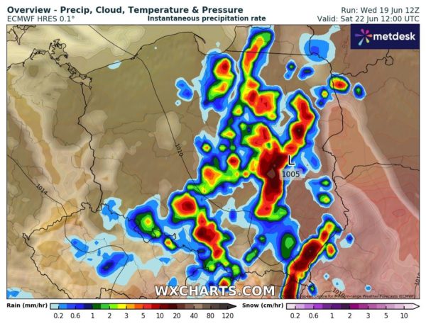 Źródło Danych - WXCHARTS.COM 