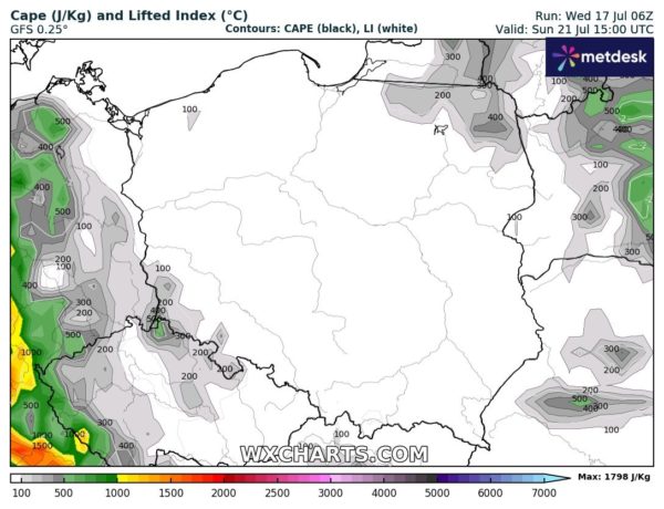 Źródło Danych - ( WXCHARTS.COM ) 