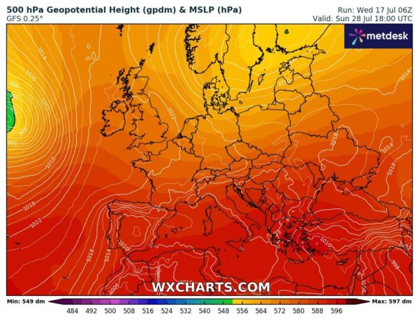 Źródło Danych - ( WXCHARTS.COM ) 