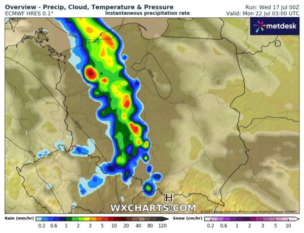 Źródło Danych - ( WXCHARTS.COM ) 