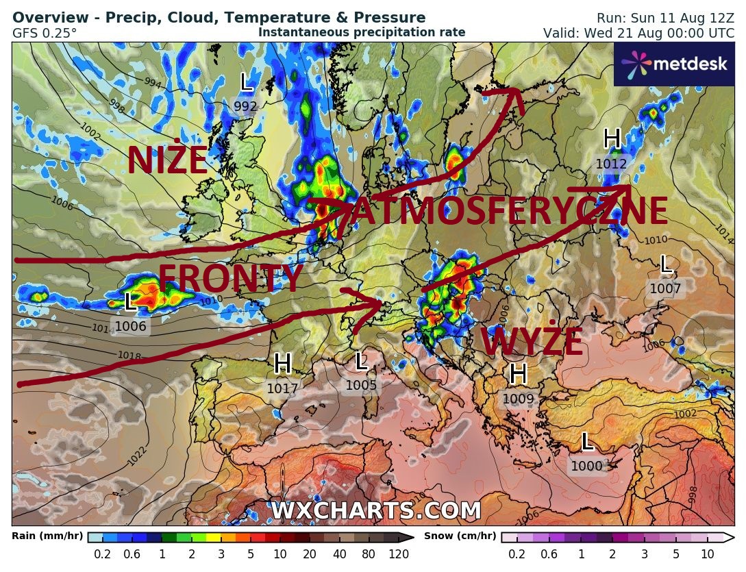 Źródło Danych - WXCHARTS.COM 