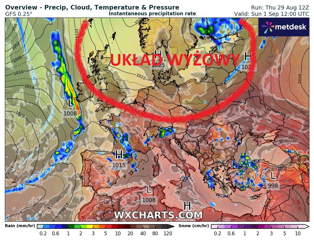 Źródło Danych - WXCHARTS.COM 