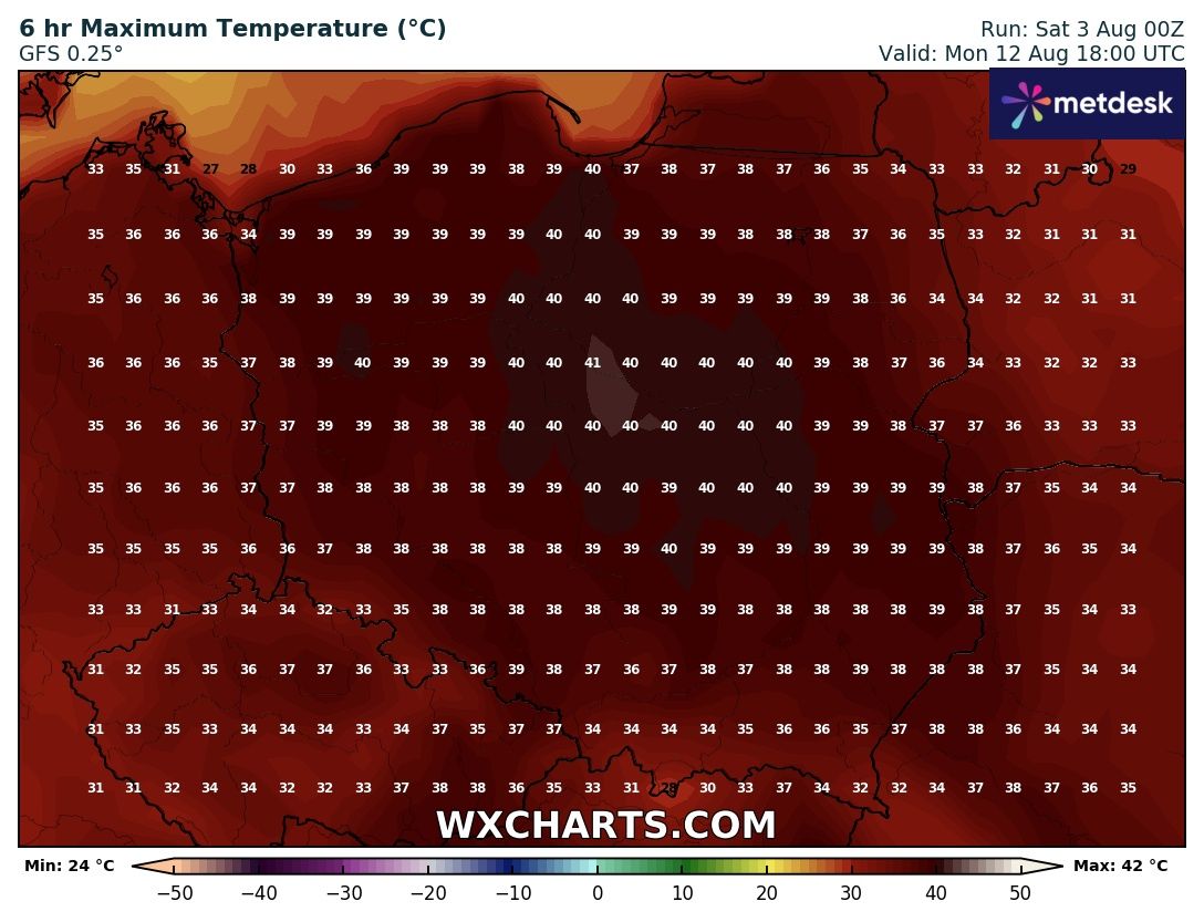 Źródło Danych - WXCHARTS.COM 