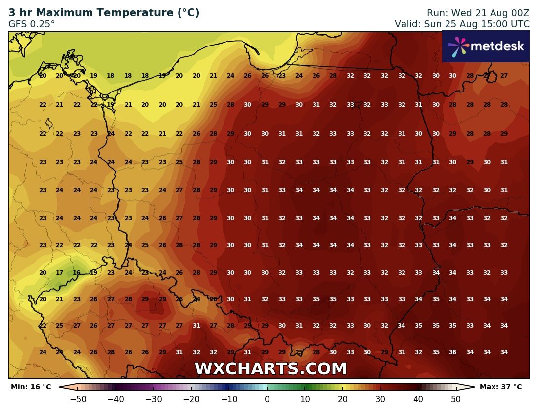 Źródło Danych - WXCHARTS.COM 