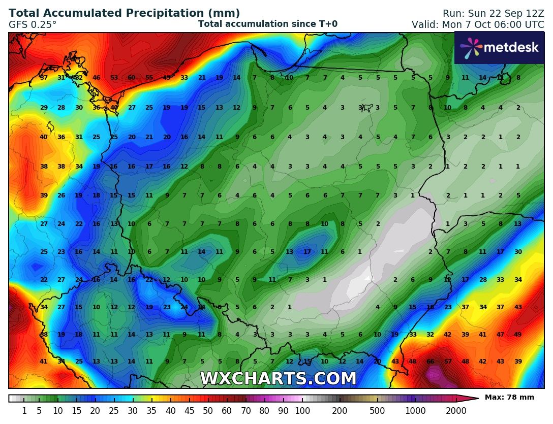 Źródło Danych - WXCHARTS.COM 