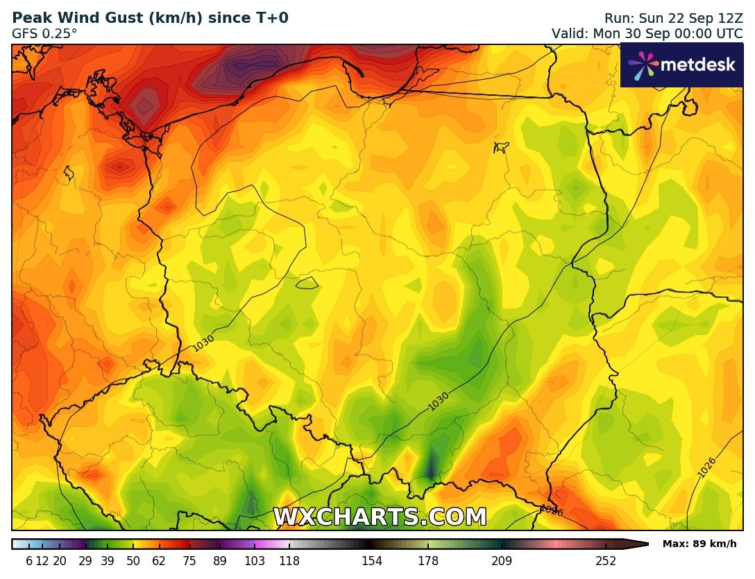 Źródło Danych - WXCHARTS.COM 