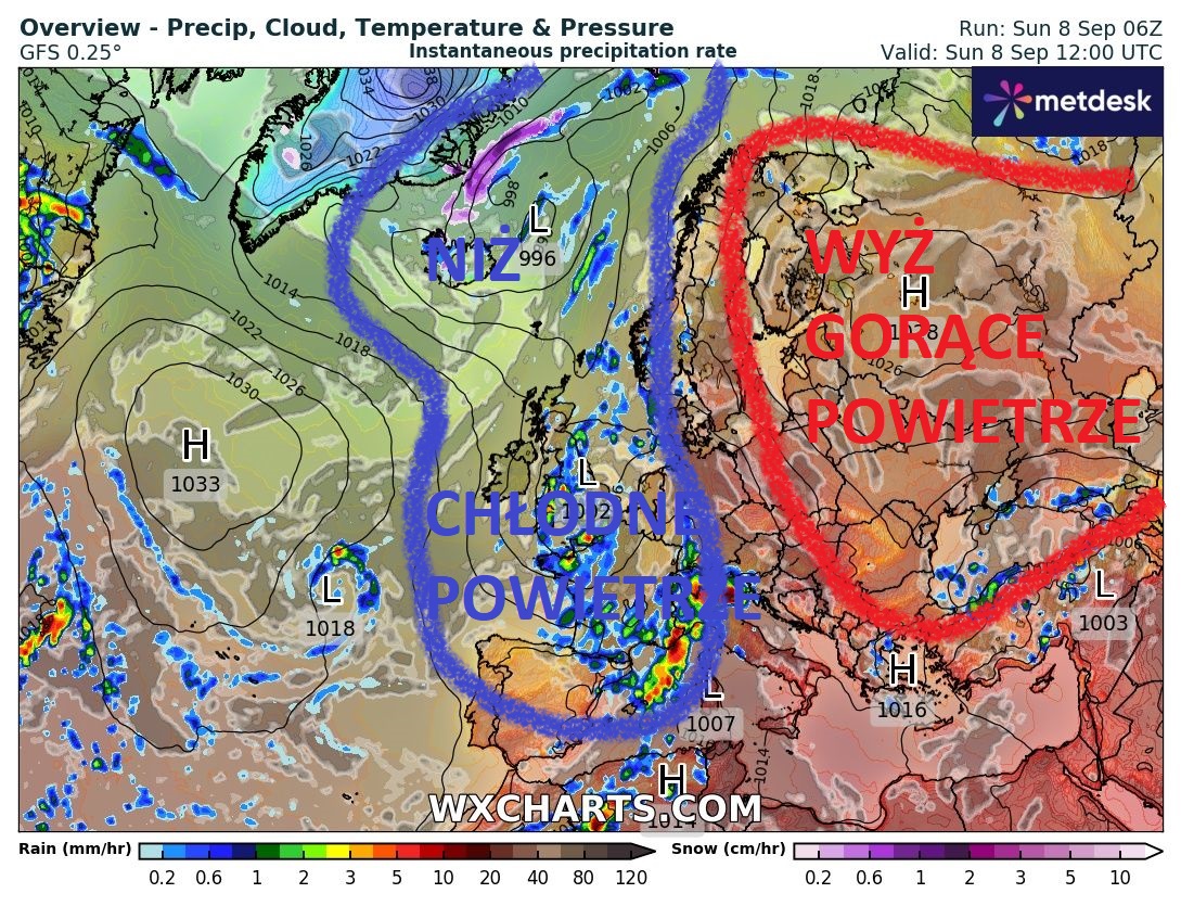 Źródło Danych - WXCHARTS.COM 