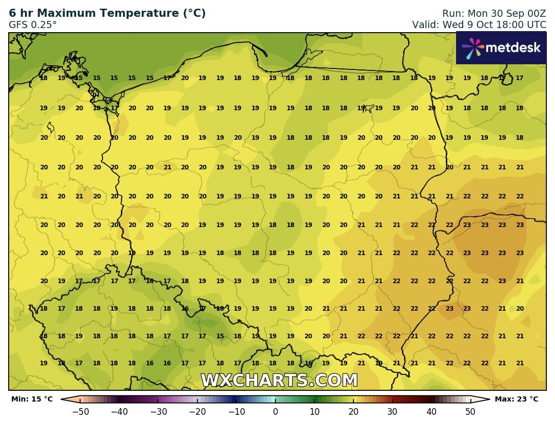 Źródło Danych - WXCHARTS.COM 