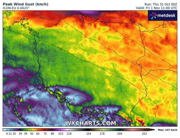 Źródło Danych - WXCHARTS.COM 