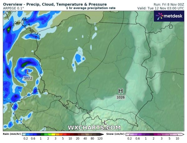 Źródło Danych - WXCHARTS.COM 