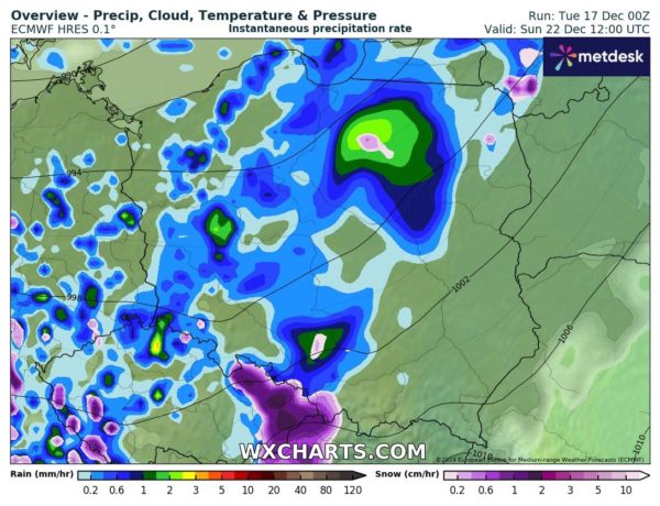 Źródło Danych - ( WXCHARTS.COM ) 