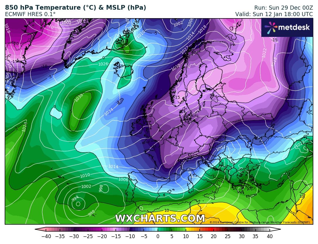 Źródło Danych -WXCHARTS.COM 