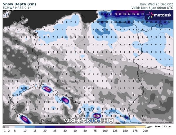 Źródło Danych - ( WXCHARTS.COM )