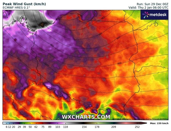 Źródło Danych -WXCHARTS.COM 