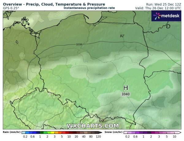 Źródło Danych - ( WXCHARTS.COM )