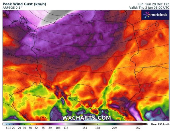 Źródło Danych -WXCHARTS.COM 