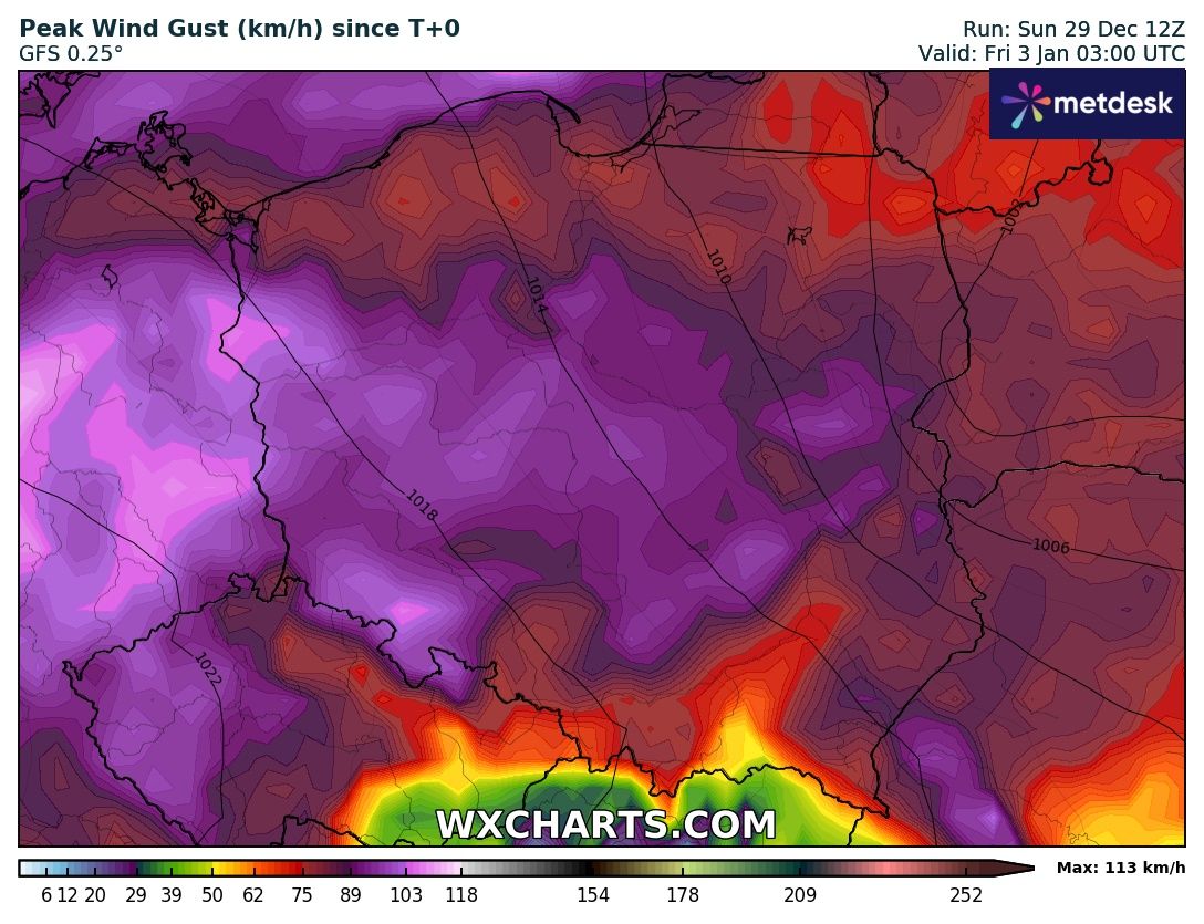 Źródło Danych -WXCHARTS.COM 