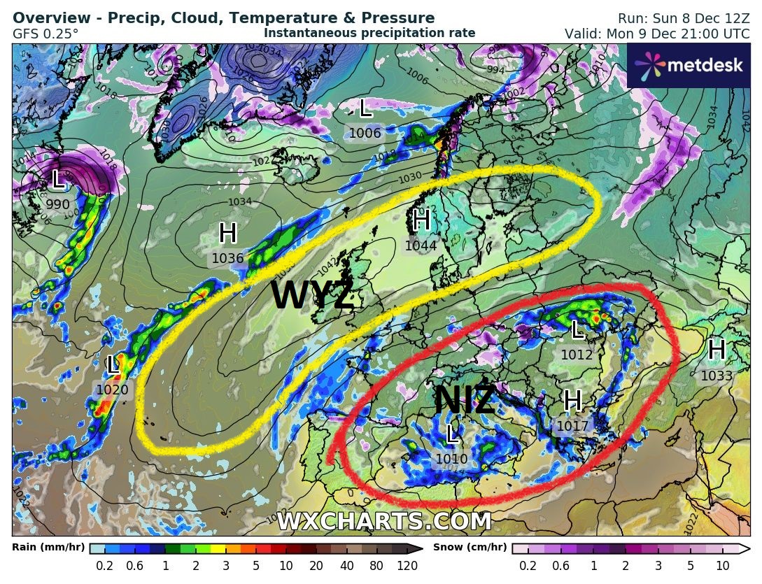 Źródło Danych - WXCHARTS.COM 