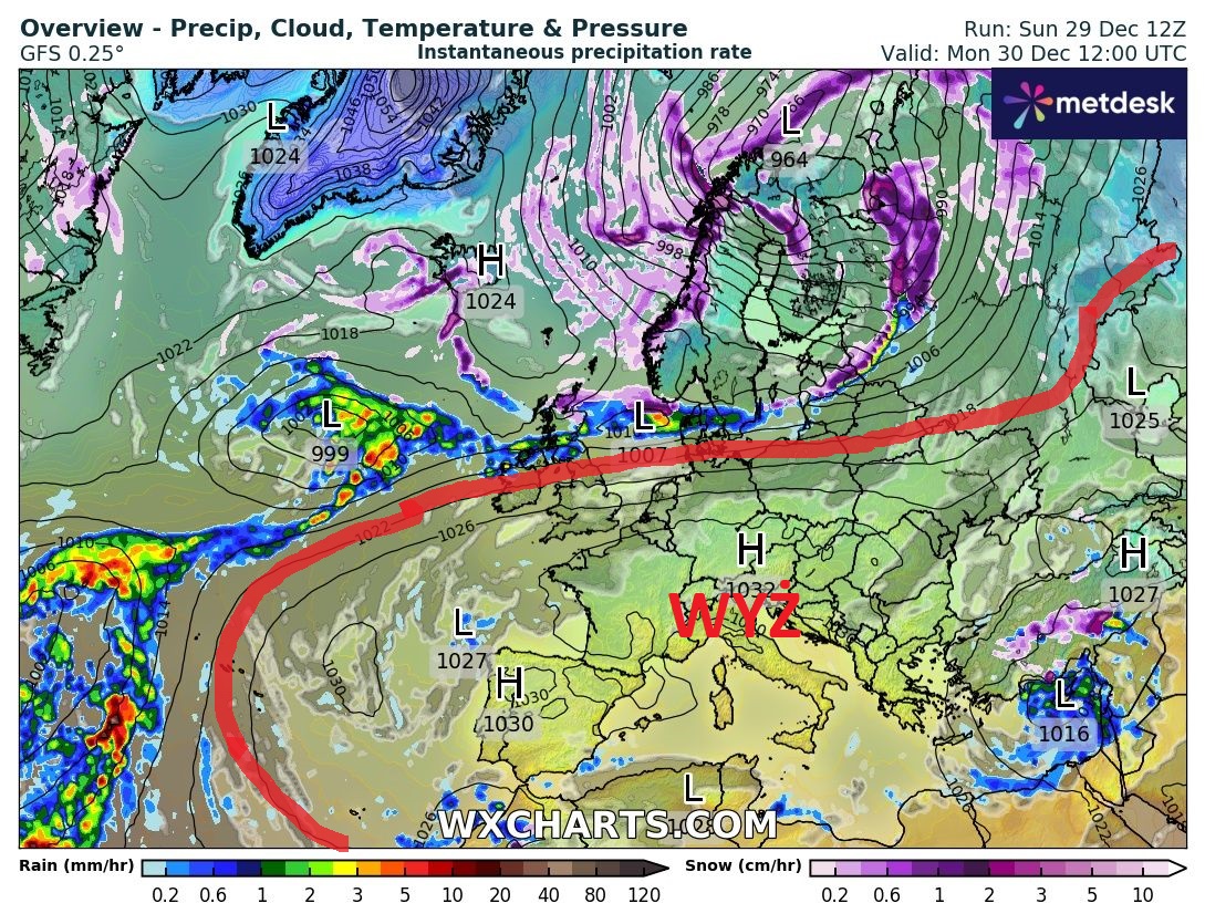 Źródło Danych -WXCHARTS.COM 