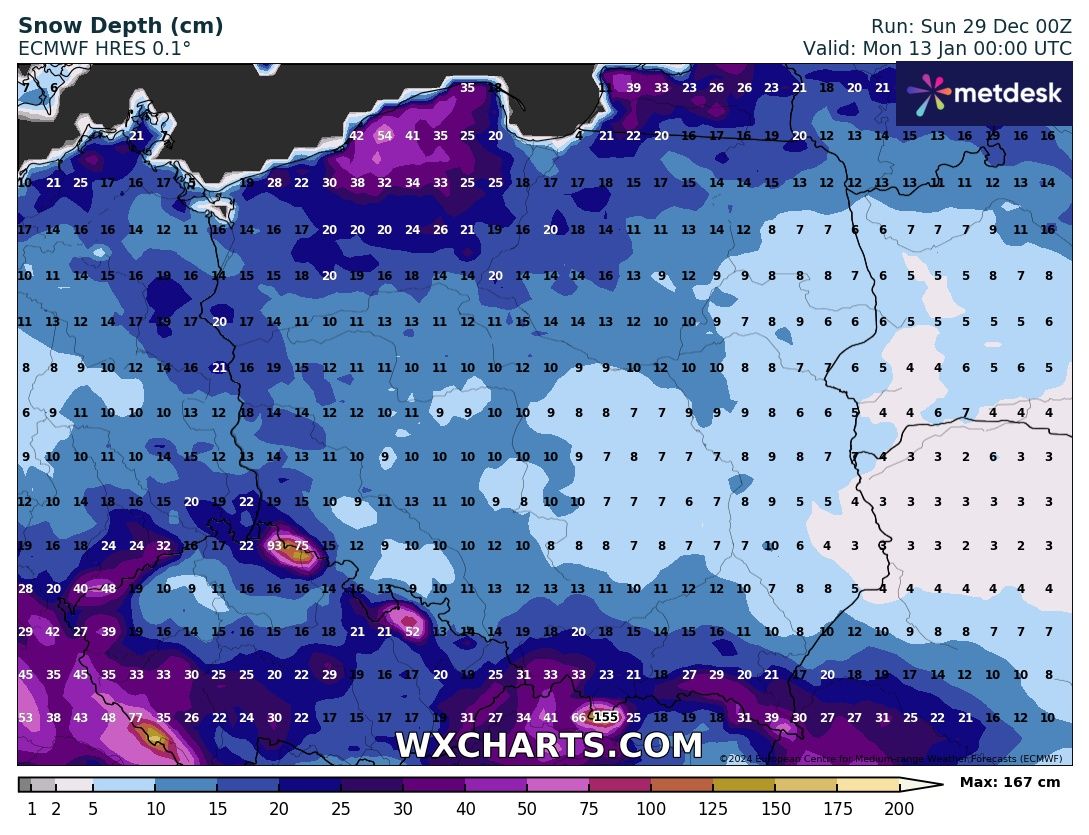 Źródło Danych -WXCHARTS.COM 