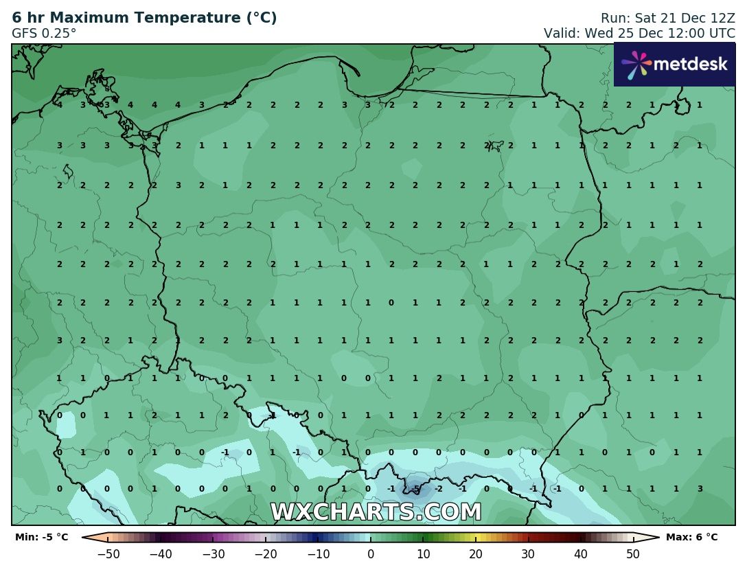 Źródło Danych - WXCHARTS.COM 