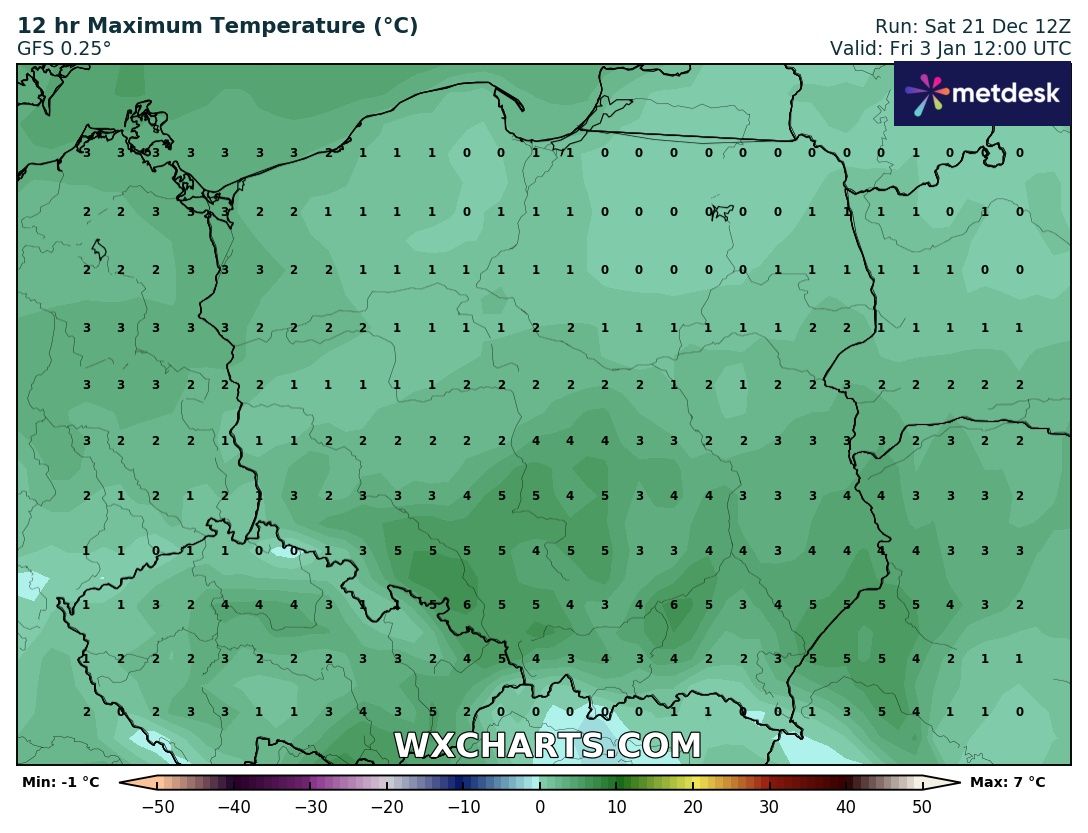 Źródło Danych - WXCHARTS.COM 