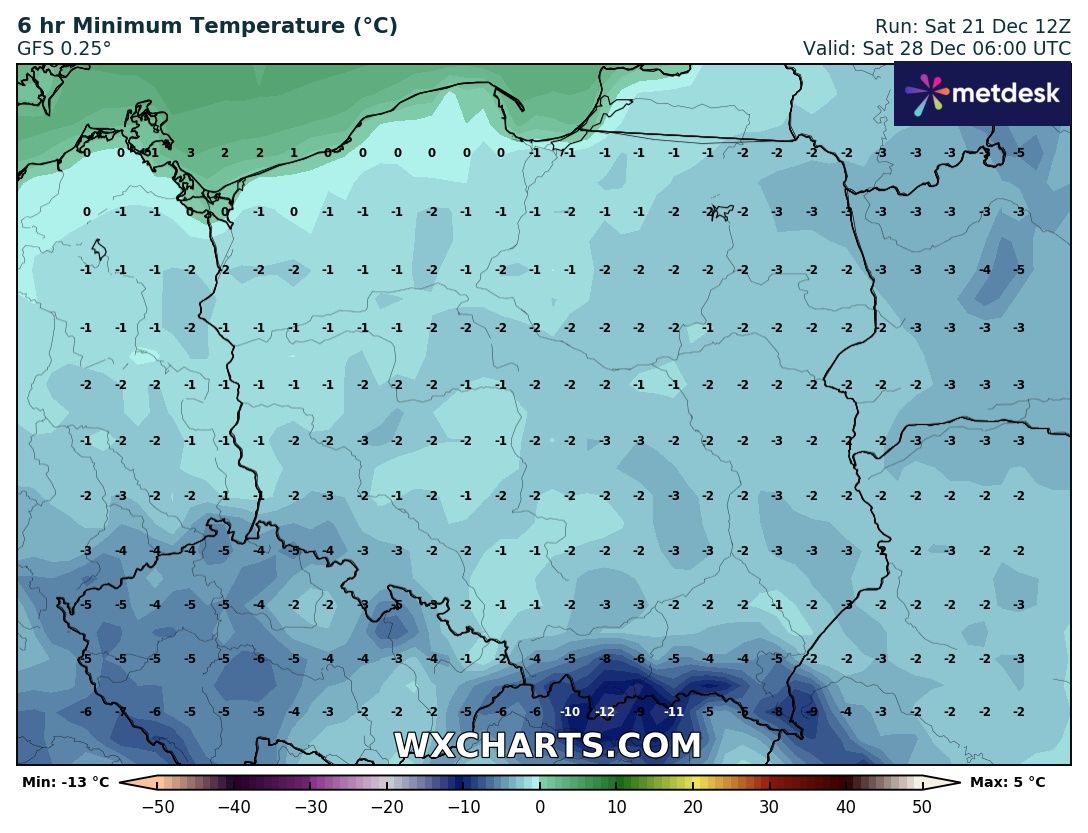 Źródło Danych - WXCHARTS.COM 