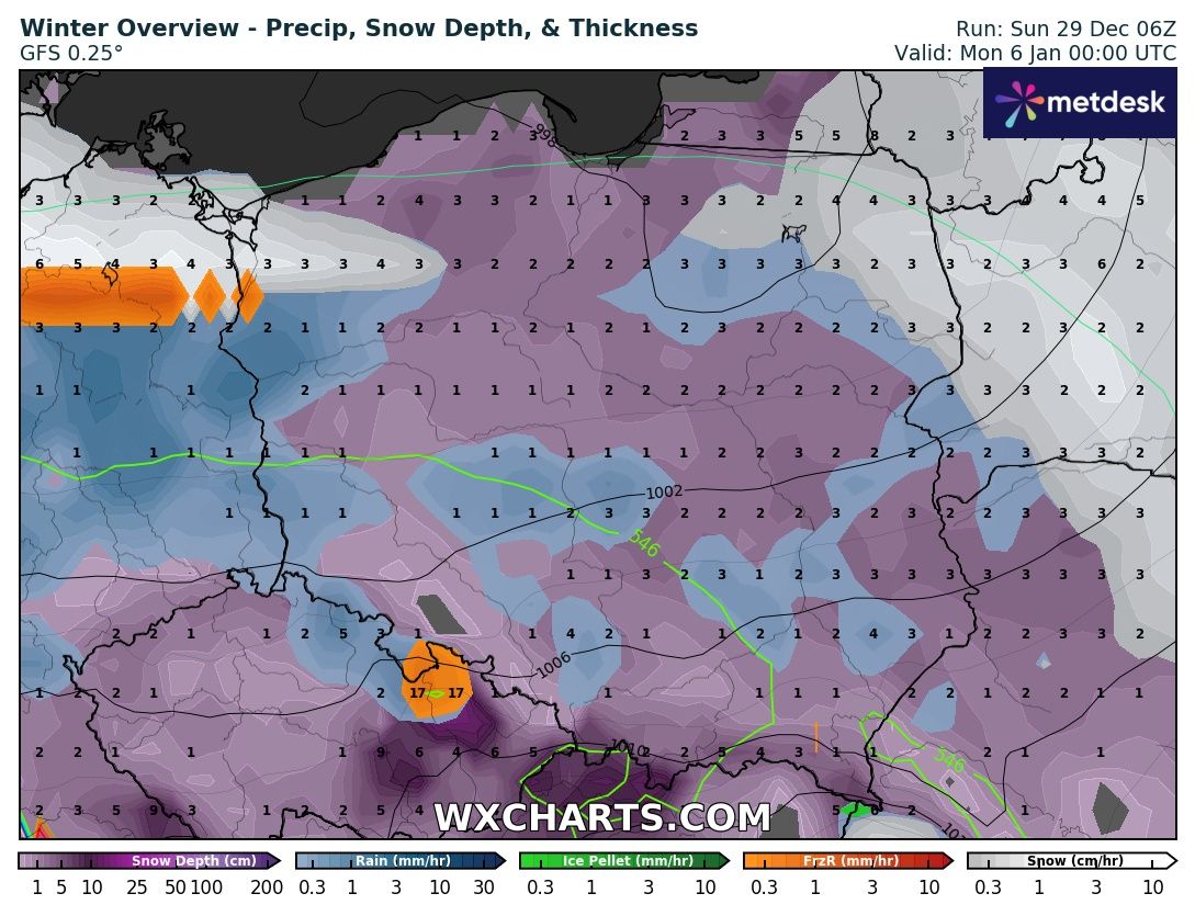 Źródło Danych -WXCHARTS.COM 