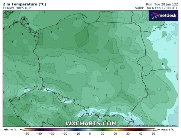 Źródło Danych - WXCHARTS.COM 