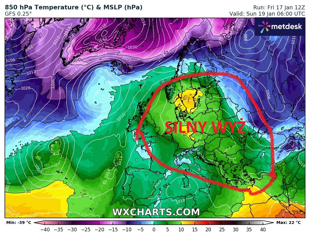 Źródło Danych - WXCHARTS.COM 