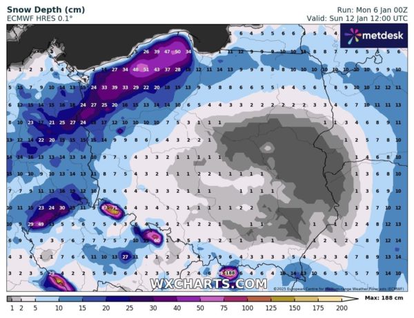 Źródło Danych - WXCHARTS.COM 