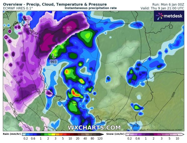 Źródło Danych - WXCHARTS.COM 