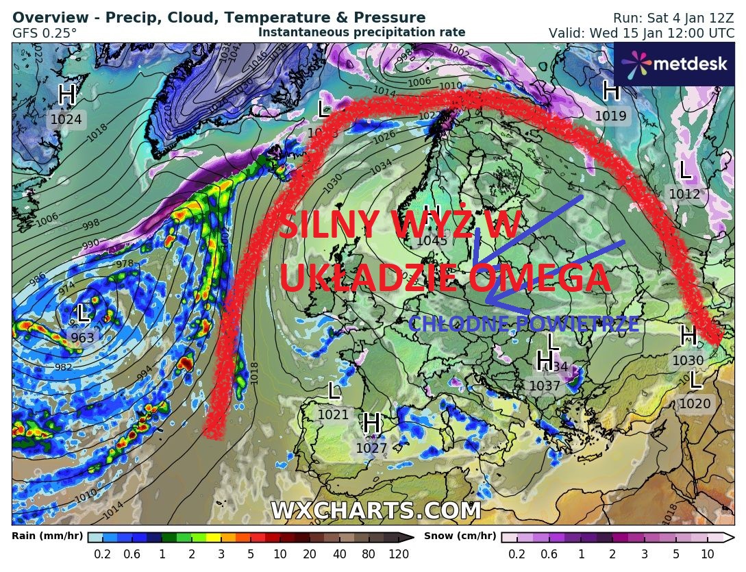 Źródło Danych - WXCHARTS. COM 