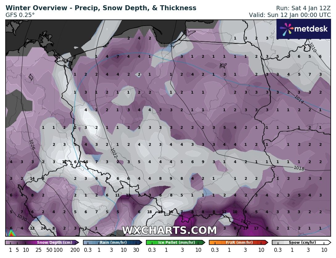 Źródło Danych - WXCHARTS. COM 