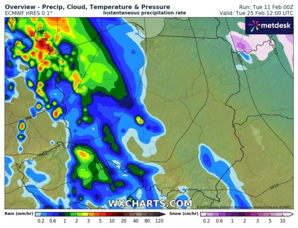 Źródło Danych - ( WXCHARTS.COM ) 