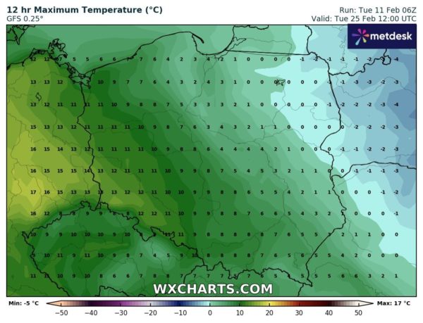 Źródło Danych - ( WXCHARTS.COM ) 