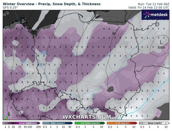 Źródło Danych - ( WXCHARTS.COM ) 