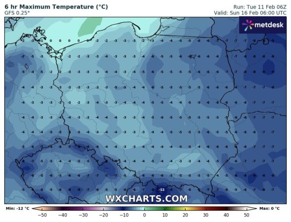 Źródło Danych - ( WXCHARTS.COM ) 