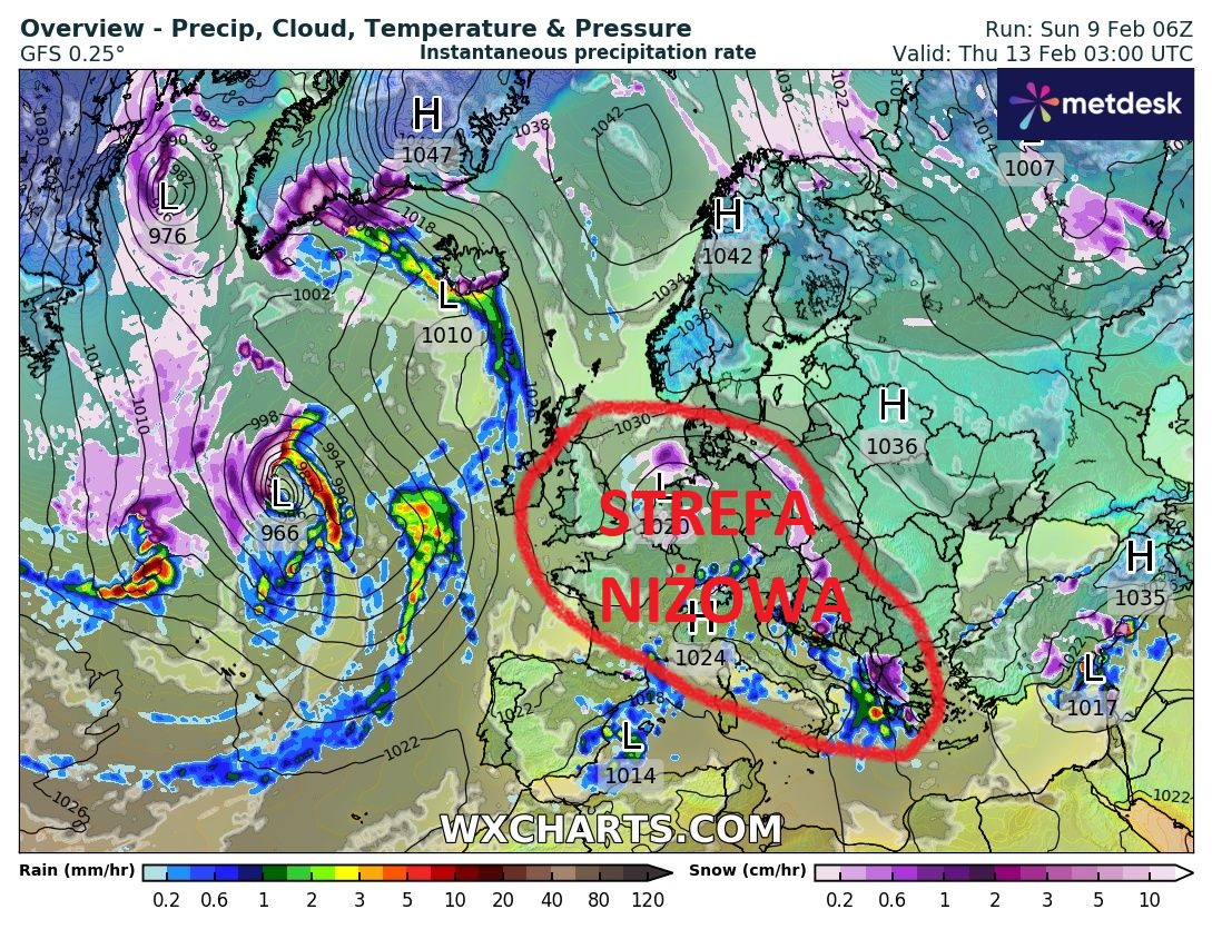 Źródło Danych - WXCHARTS.COM 