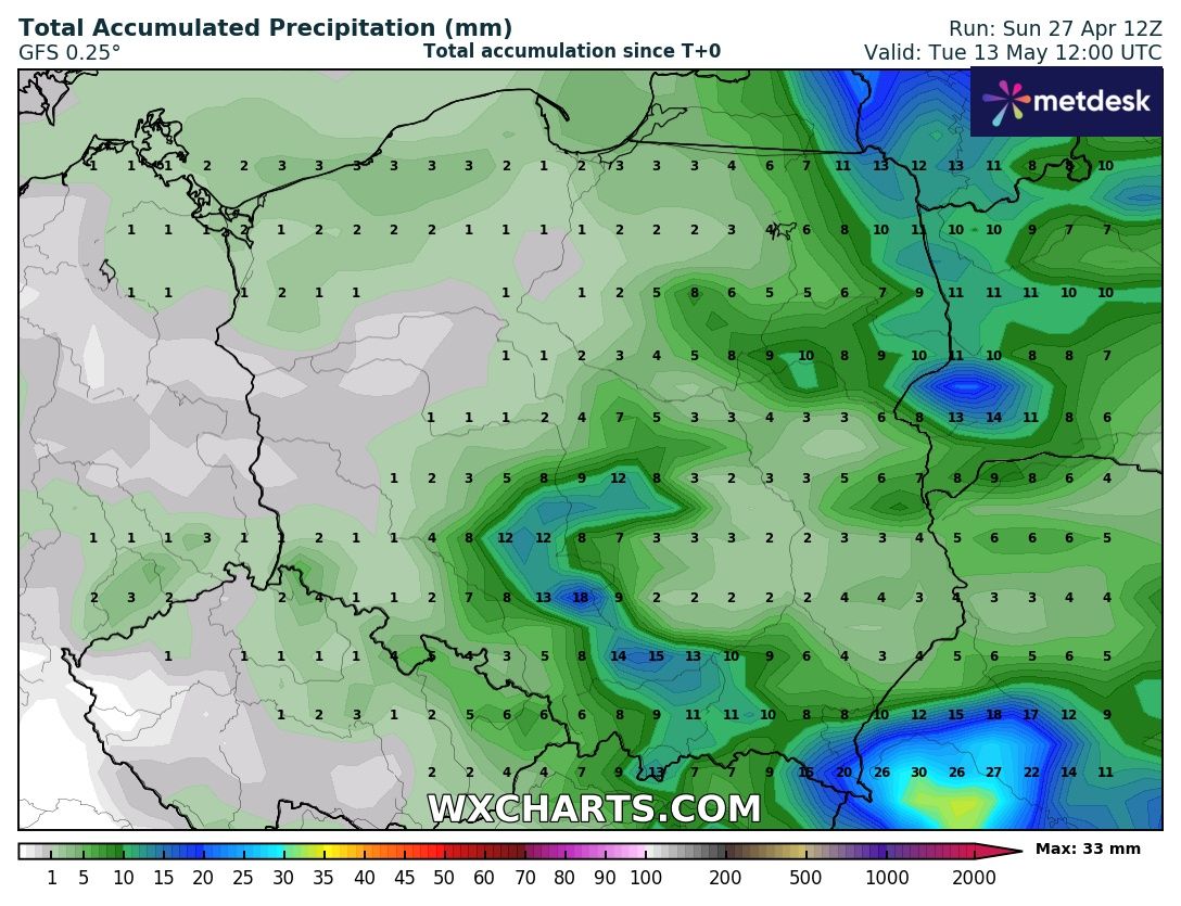 Źródło Danych - WXCHARTS.COM