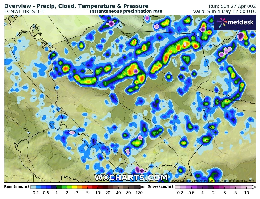 Źródło Danych - WXCHARTS.COM