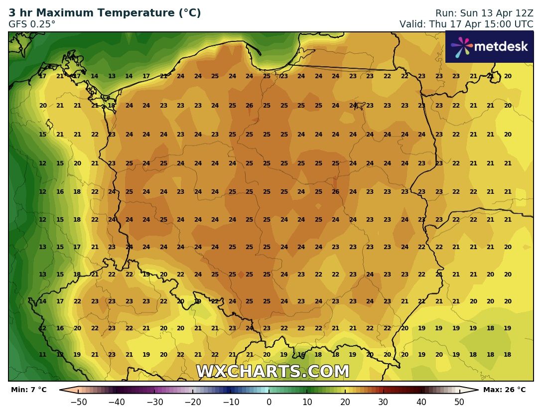 Źródło Danych - WXCHARTS.COM