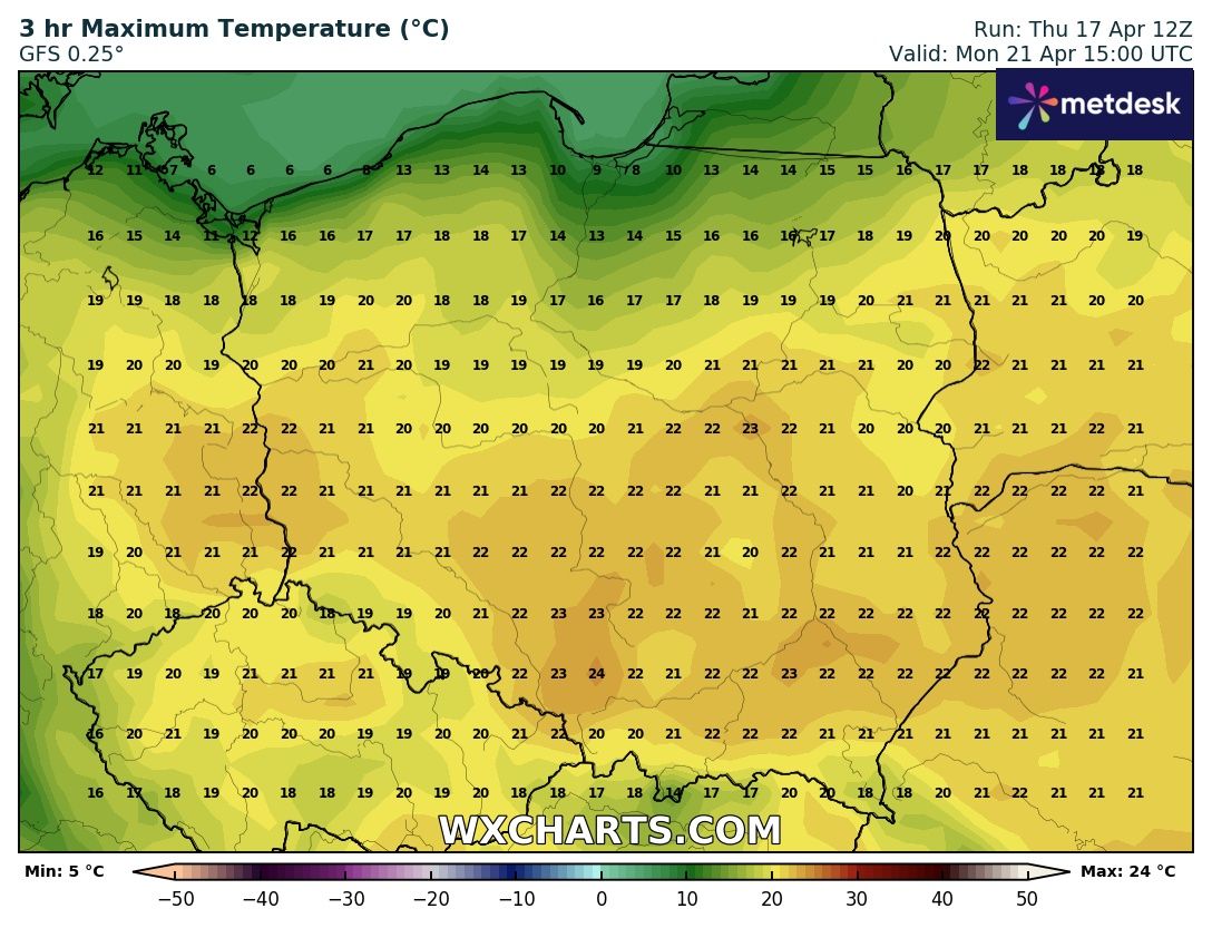 Źródło Danych - WXCHARTS.COM