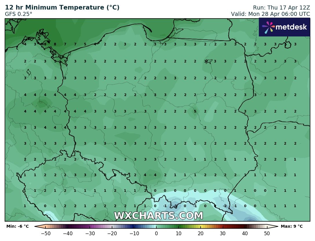 Źródło Danych - WXCHARTS.COM