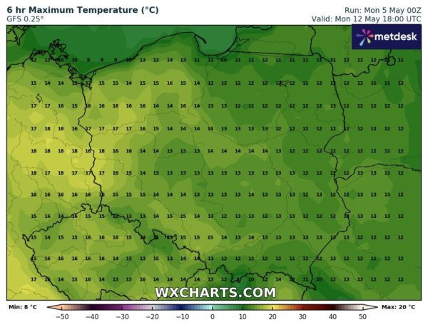 Źródło Danych - WXCHARTS.COM 