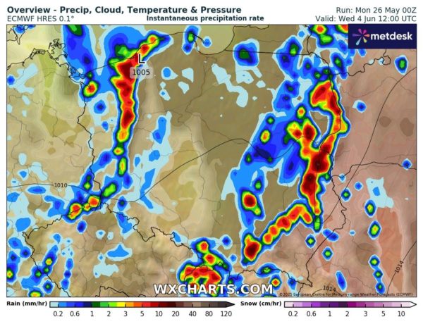 Źródło Danych - WXCHARTS.COM 